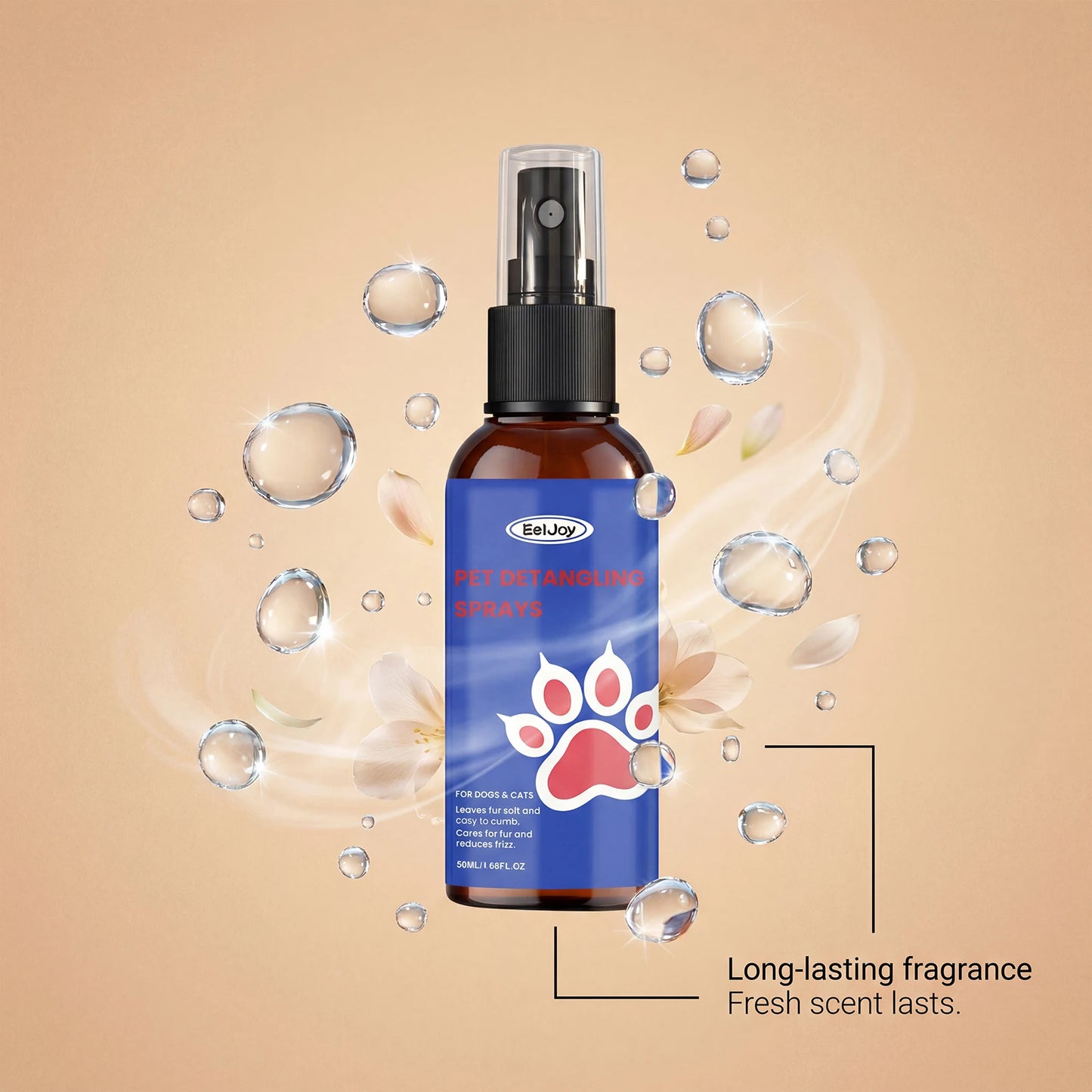 Pet Hair Detangling Spray – Shine & Tangle Care