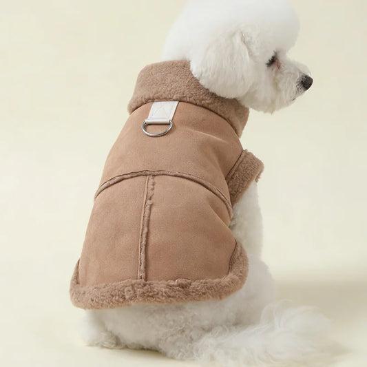 Plush Winter Vest for Small Dogs & Cats