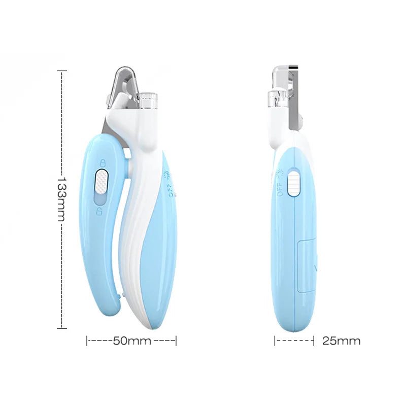 Professional LED Pet Nail Clippers – Dog & Cat Trimmer