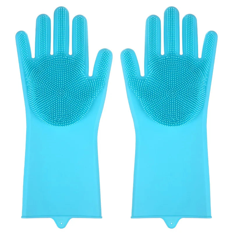Dog & Cat Bathing Glove – Silicone Scrubber