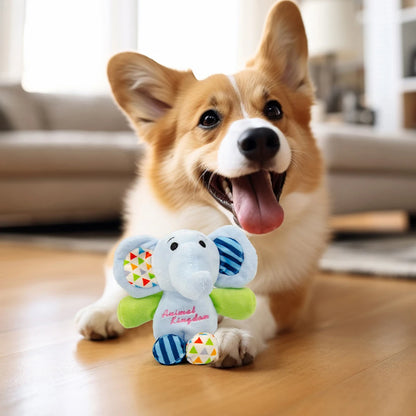Plush Squeaky Dog Toy with Crinkle Paper