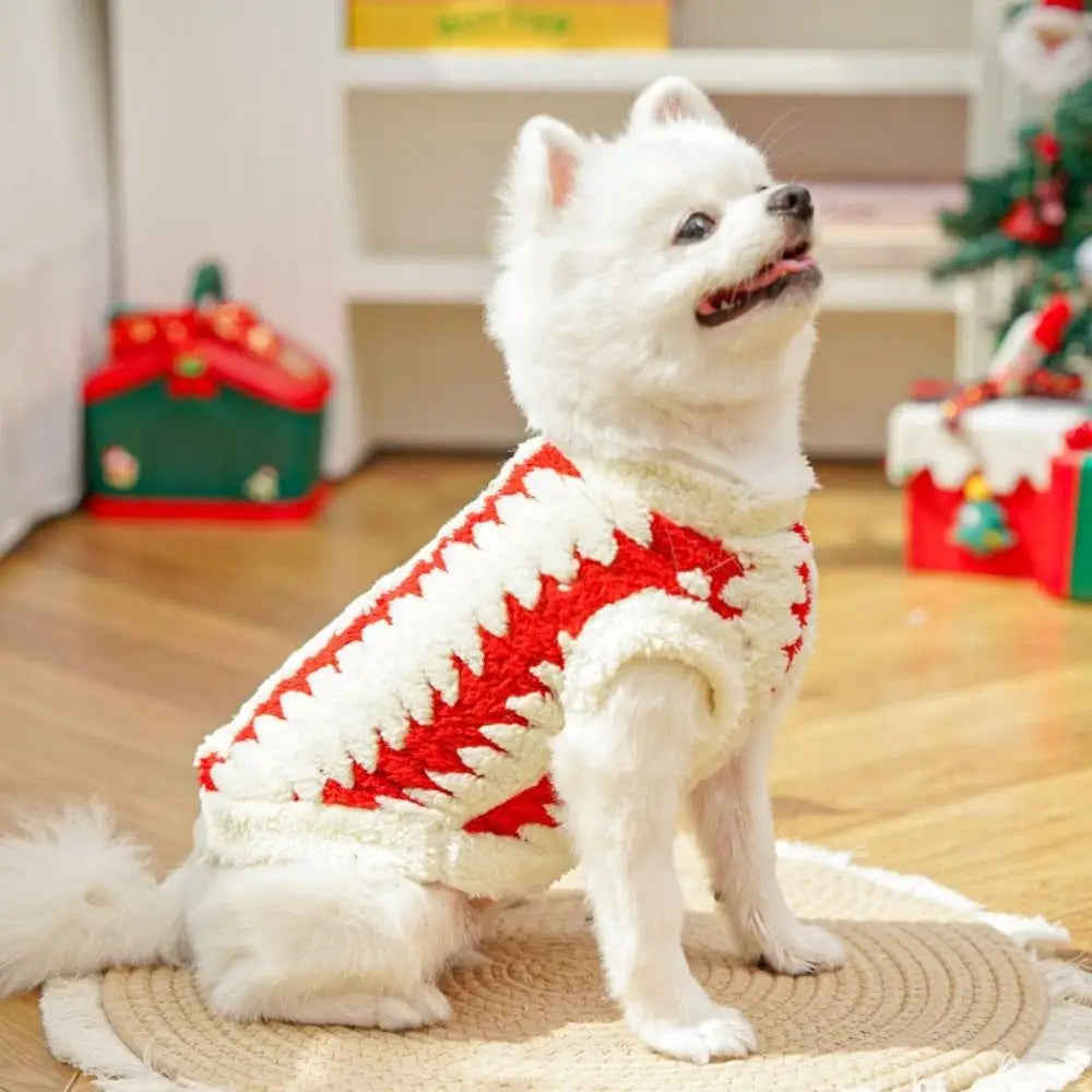 Windproof Christmas Pet Sweatshirt