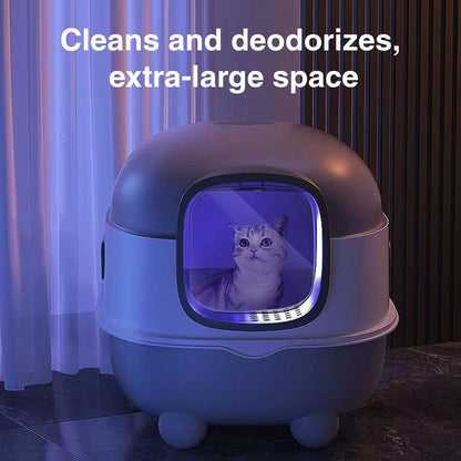 Self-Cleaning Cat Litter Box – Odor Control