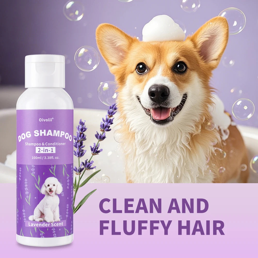 2-in-1 Dog Shampoo & Conditioner – Lavender Fresh