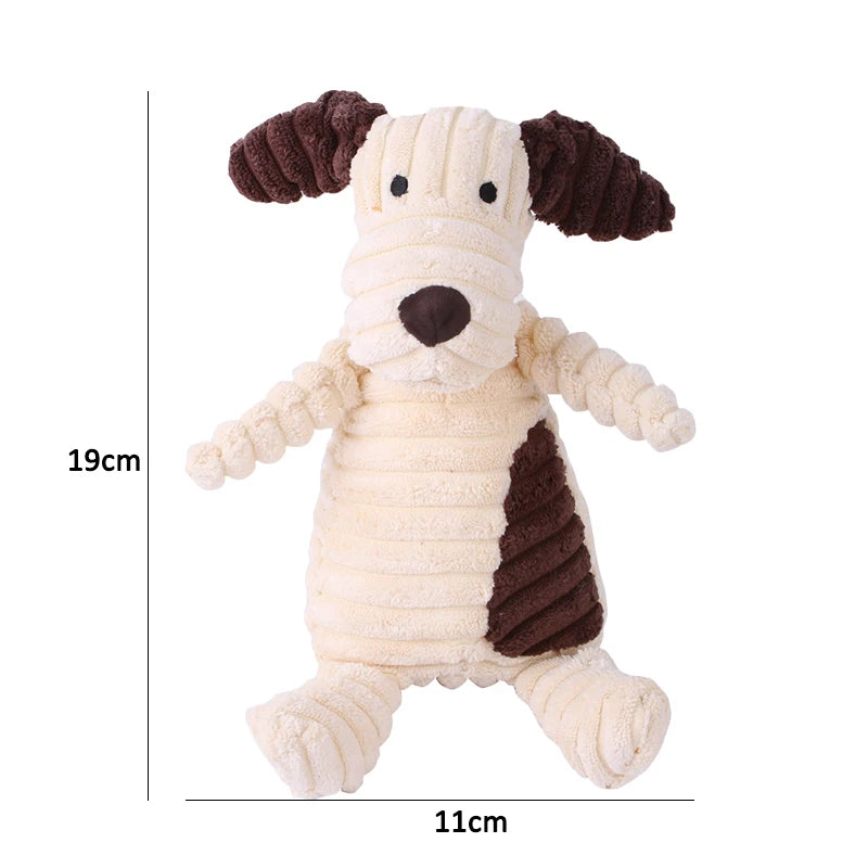 Plush Squeaky Dog Toy for Puppies