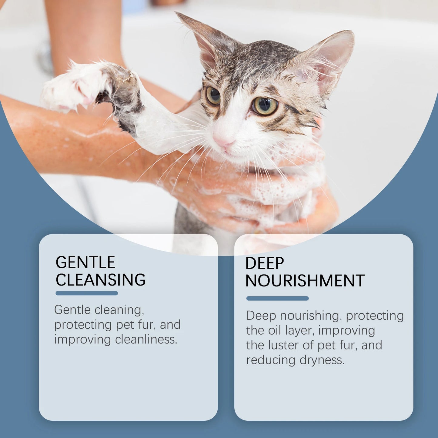 100ml Pet Shampoo – Gentle Moisturizing for Dogs & Cats