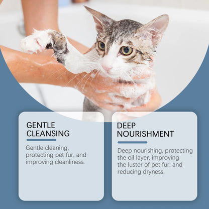 100ml Pet Shampoo – Gentle Moisturizing for Dogs & Cats