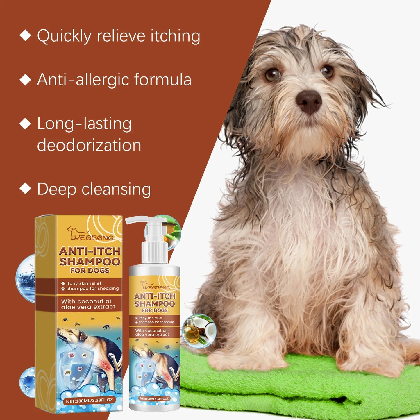 Dog Shampoo & Conditioner – Anti-Itch Sensitive Care