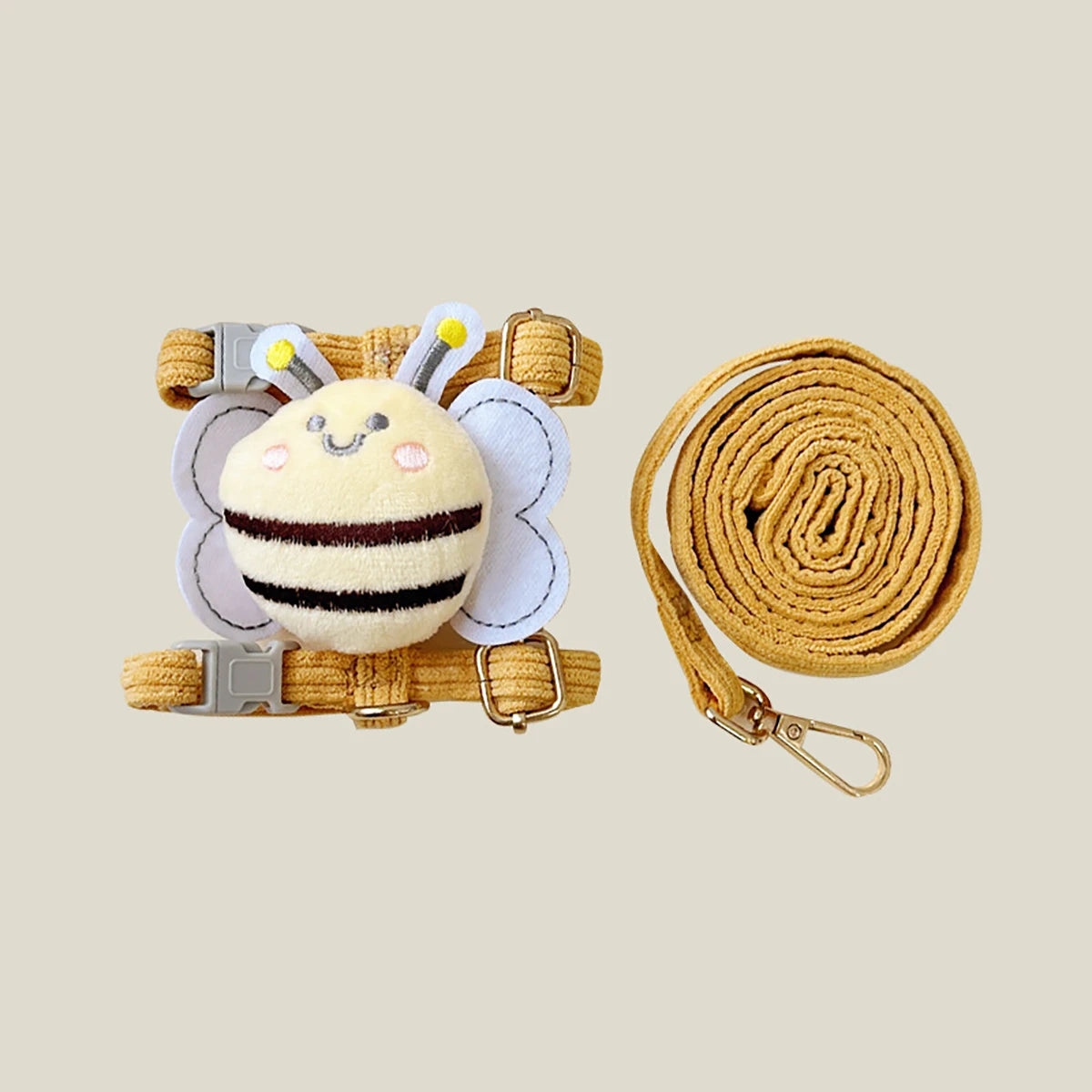Cute Bee Pet Harness and Leash Set
