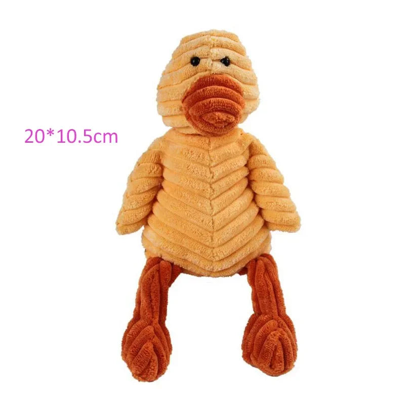 Animal-Shaped Plush Squeaky Dog Toy