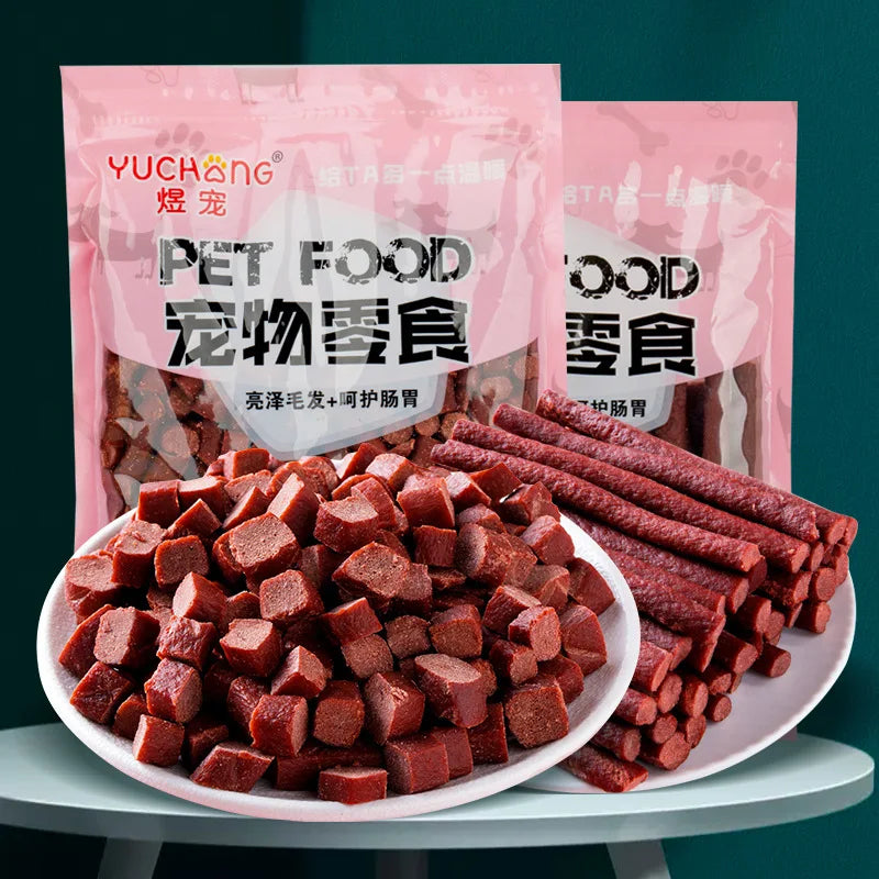 Dog Beef Strip Snacks 500g – Healthy Chew Treat