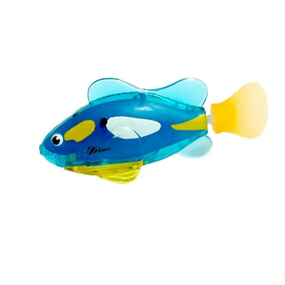LED Inductive Swimming Robot Fish Cat Toy