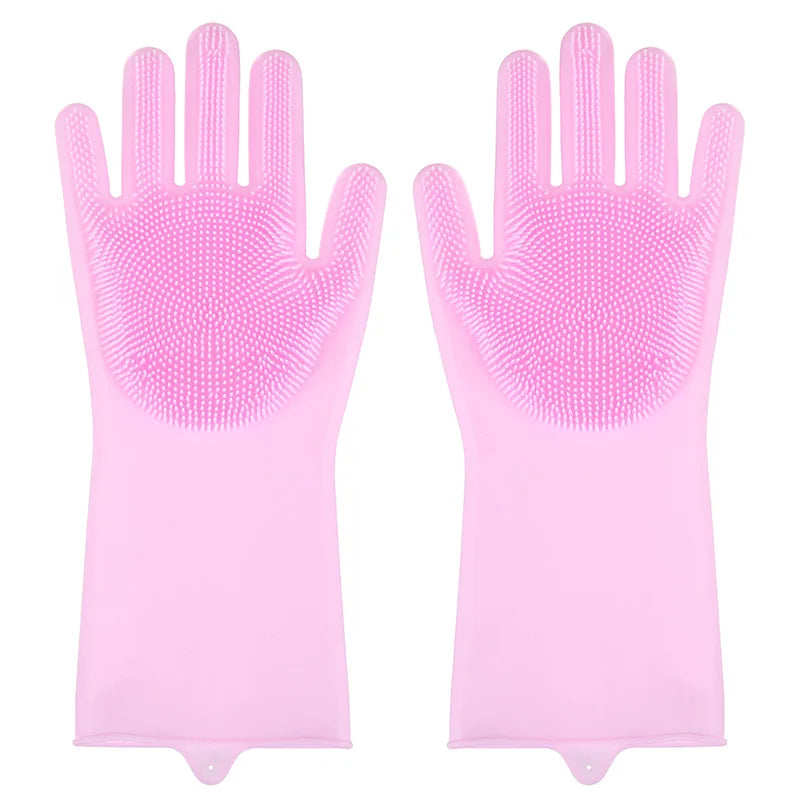 Dog & Cat Bathing Glove – Silicone Scrubber