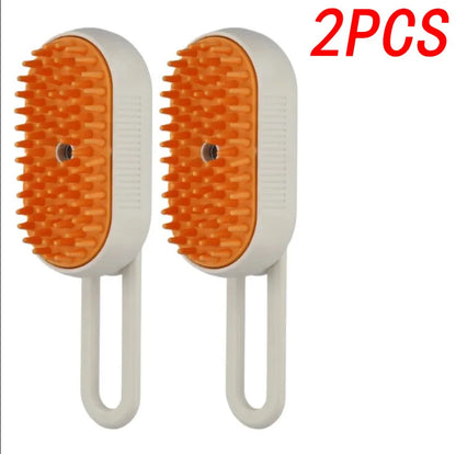 3-in-1 Electric Pet Grooming Brush – Hair Removal