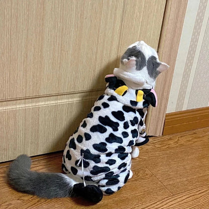 Soft Fleece Pet Hoodie for Small Dogs & Cats