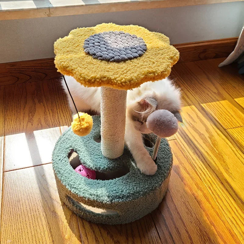 Turntable Sisal Cat Scratcher Toy