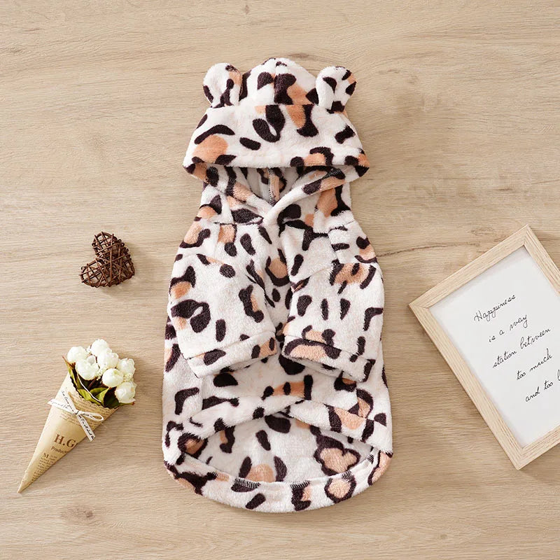 Warm Flannel Pet Clothes for Dogs