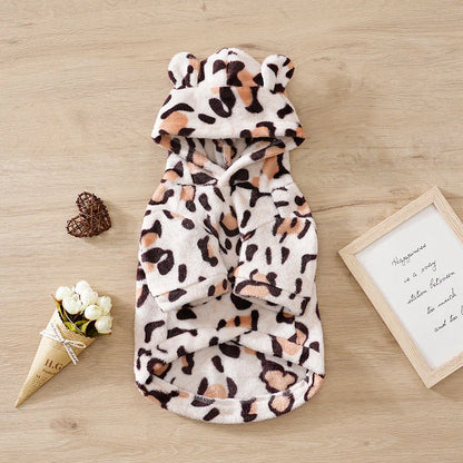 Warm Flannel Pet Clothes for Dogs