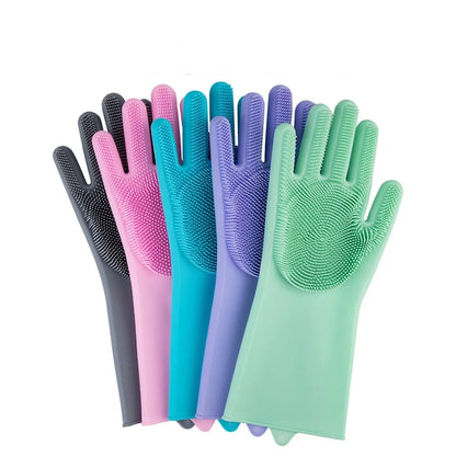 Dog & Cat Bathing Glove – Silicone Scrubber