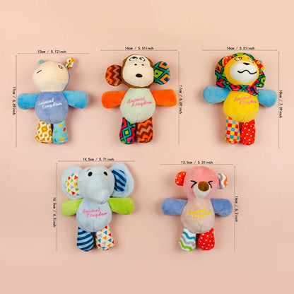 Plush Squeaky Dog Toy with Crinkle Paper