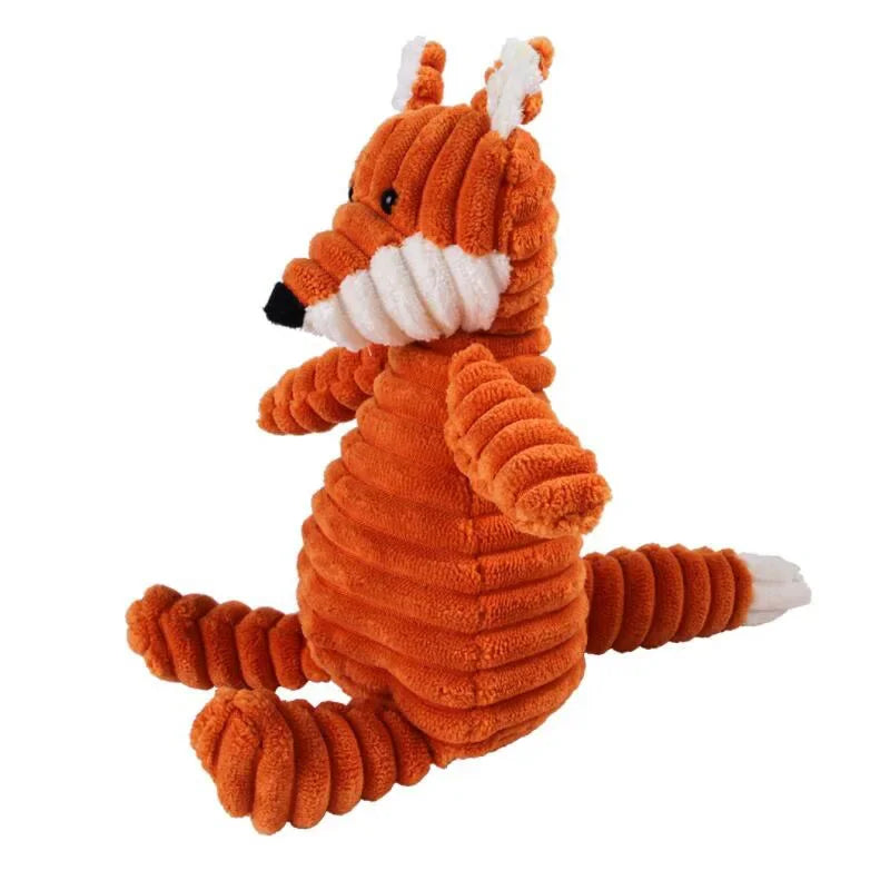Animal-Shaped Plush Squeaky Dog Toy