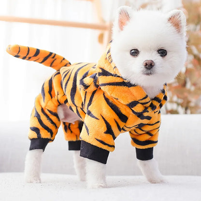 Soft Fleece Pet Hoodie for Small Dogs & Cats