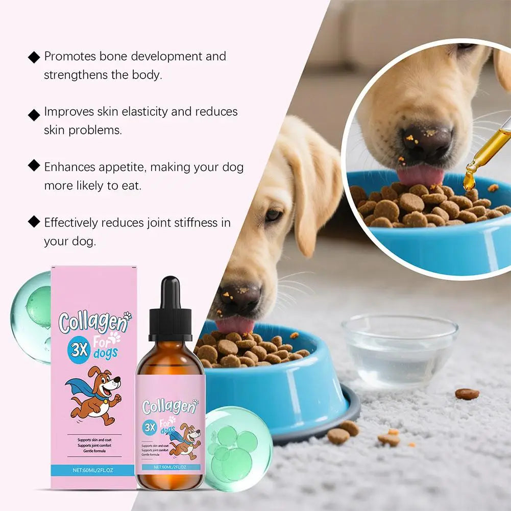 Dog Collagen Nutritional Drops – Hair & Skin Care 60ml
