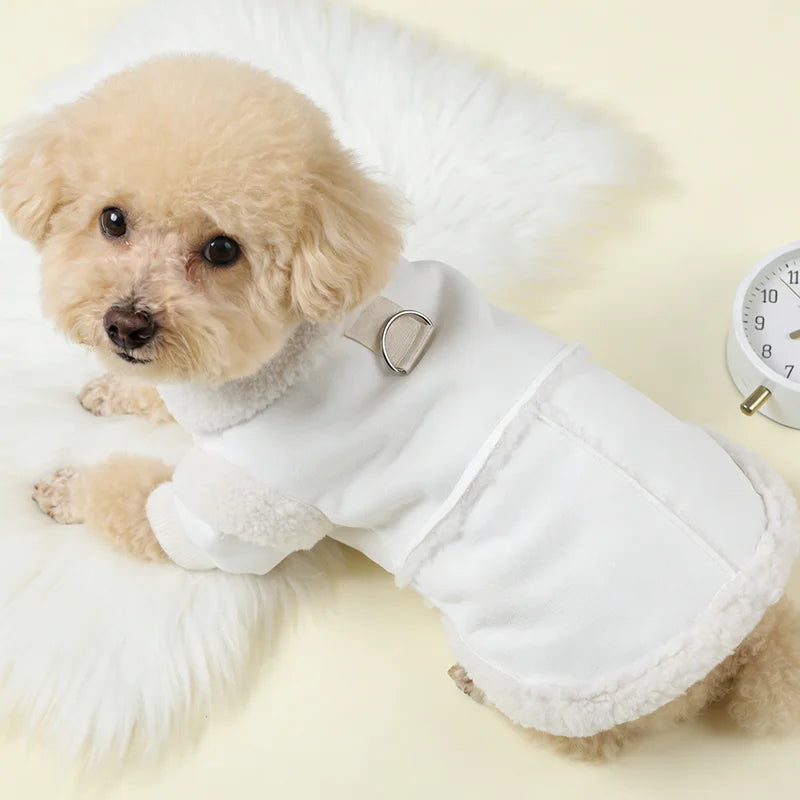 Plush Winter Vest for Small Dogs & Cats