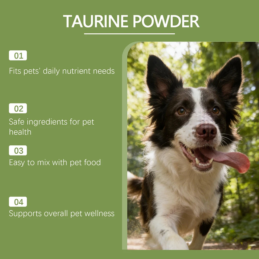 Dog Taurine Powder 200g – Heart & Vision Support