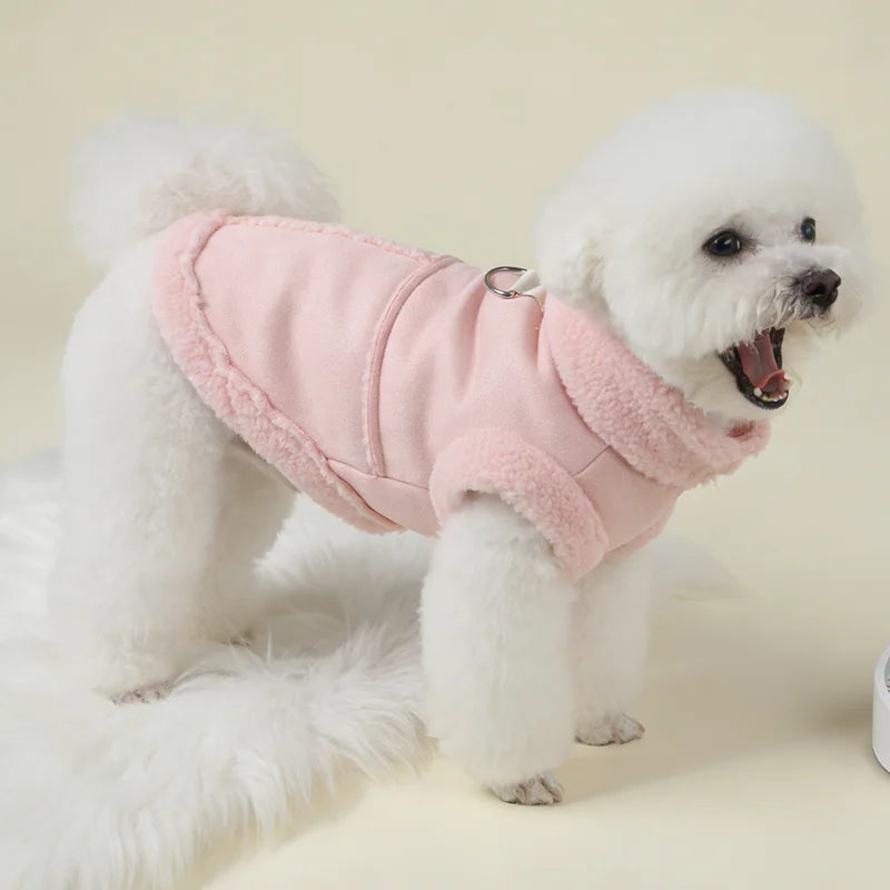 Plush Winter Vest for Small Dogs & Cats