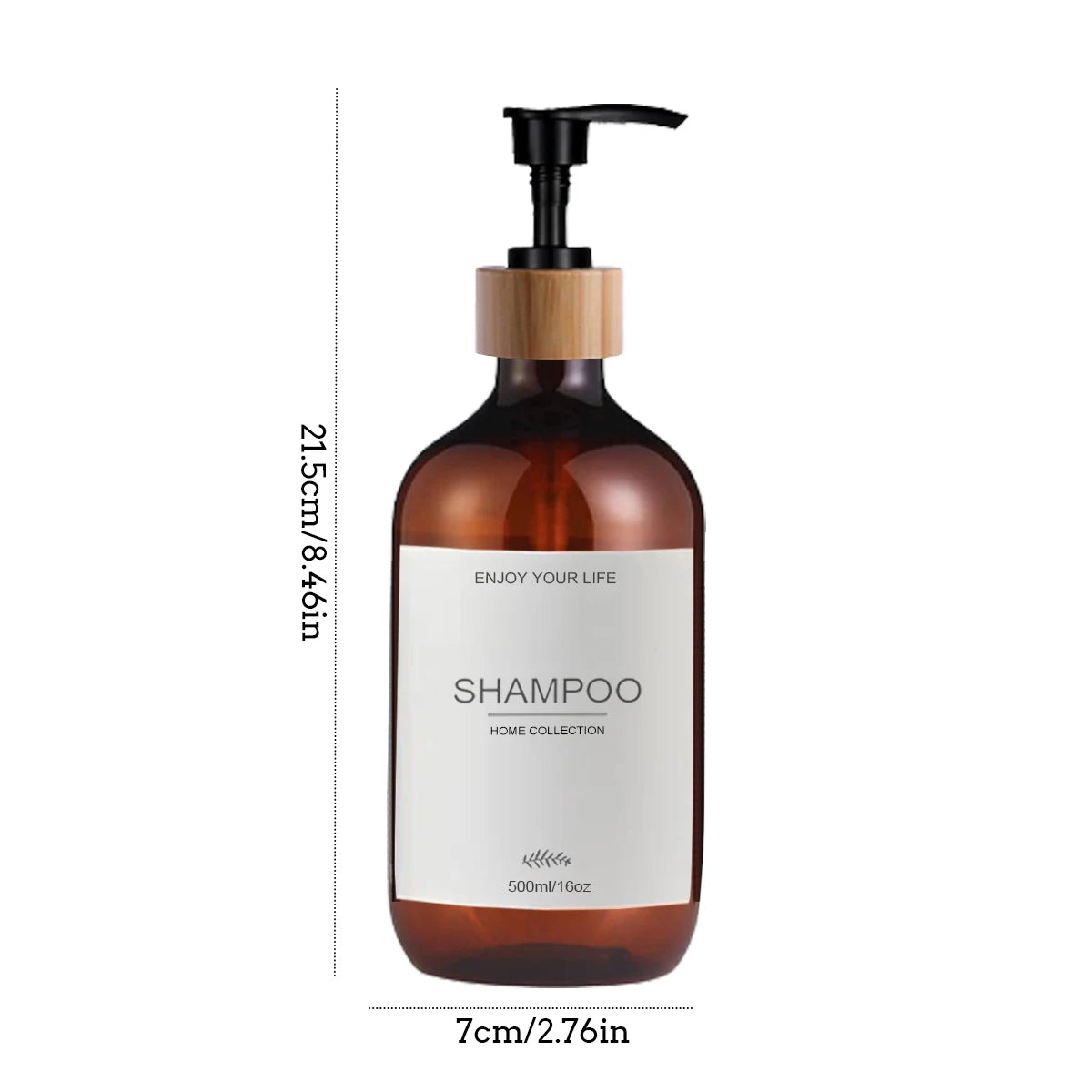 500ml Shampoo & Conditioner Pump Bottles – 3 Pack