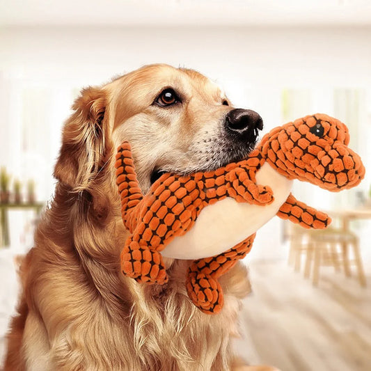 Stuffed Dinosaur Dog & Cat Toy