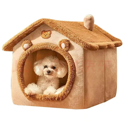 Warm Pet Tent Bed – Dog & Cat Kennel