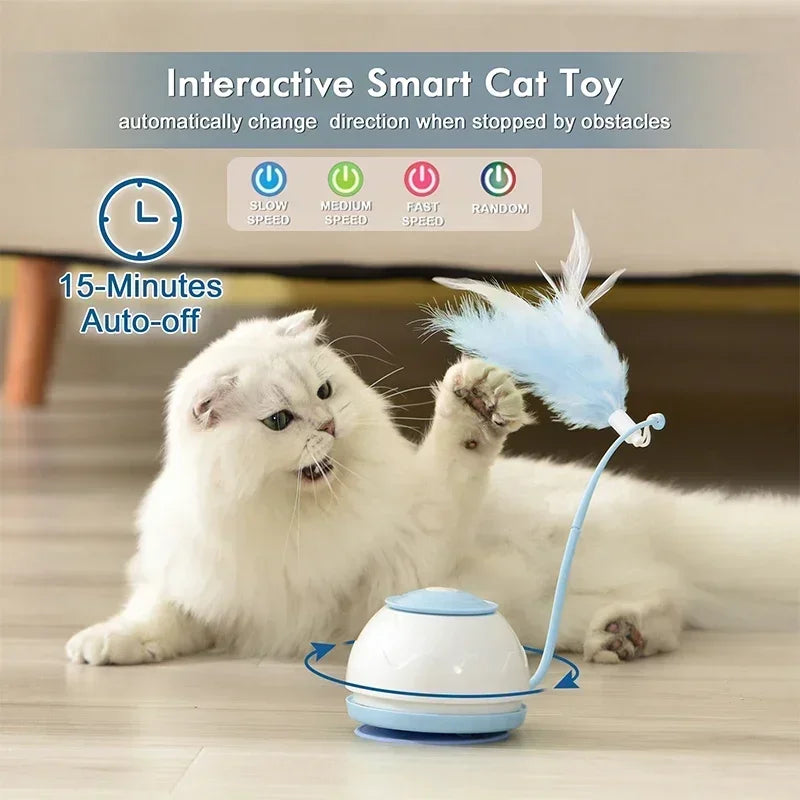USB Rechargeable Rotating Cat Toy
