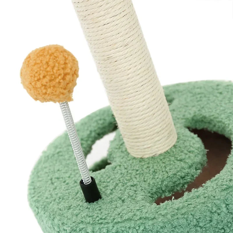 Turntable Sisal Cat Scratcher Toy