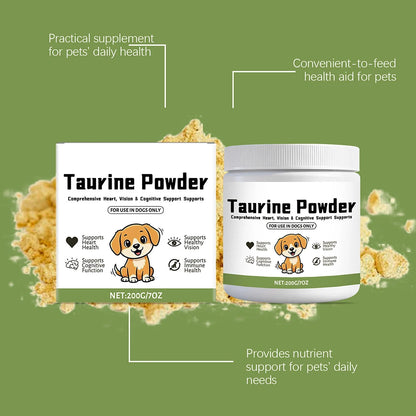 Dog Taurine Powder 200g – Heart & Vision Support