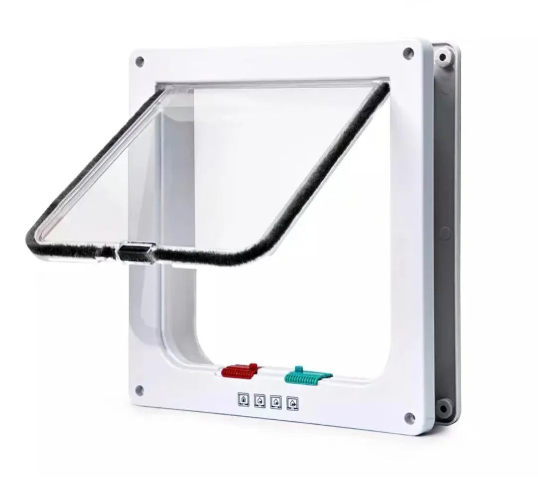 Two-Way Pet Door – Cat & Dog Flap for Glass