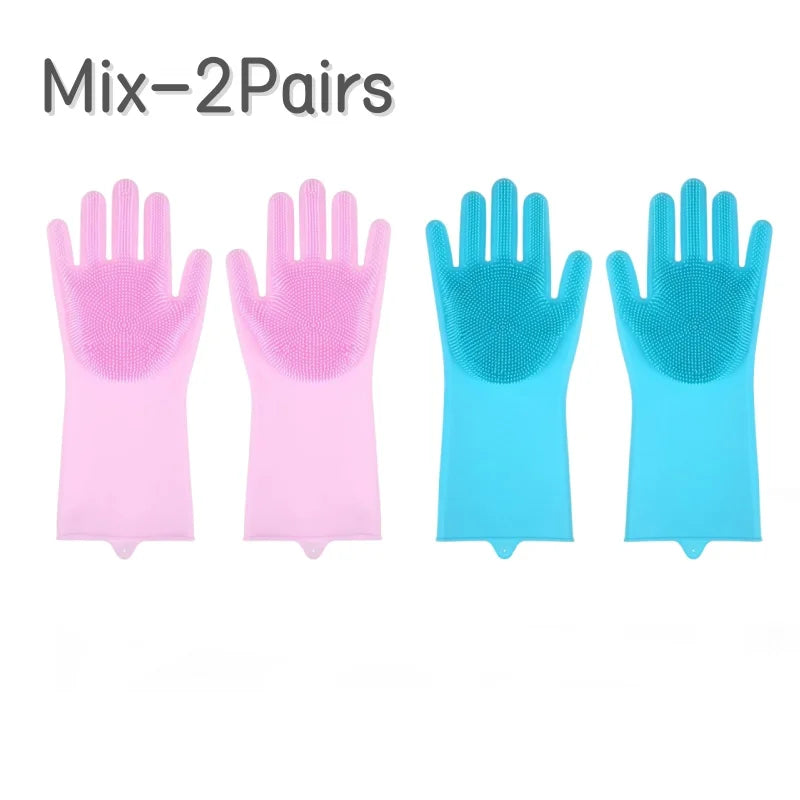 Dog & Cat Bathing Glove – Silicone Scrubber