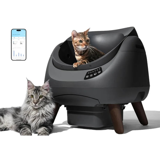 AI Self-Cleaning Cat Litter Box
