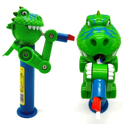 Dinosaur Robot Cat Teaser Stick Toy