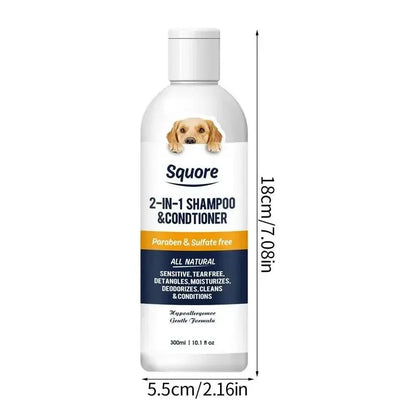 2-in-1 Puppy Shampoo & Conditioner – pH Balanced