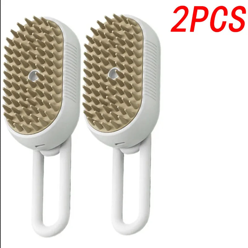 3-in-1 Electric Pet Grooming Brush – Hair Removal