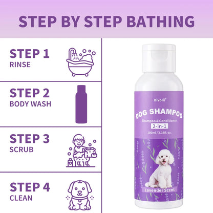 2-in-1 Dog Shampoo & Conditioner – Lavender Fresh