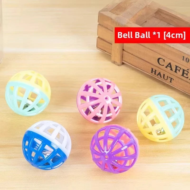 Felt Cat Puzzle Box with Ball Toy