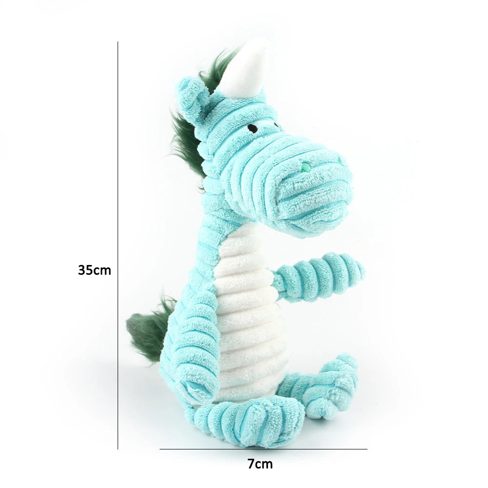 Plush Squeaky Dog Toy for Puppies