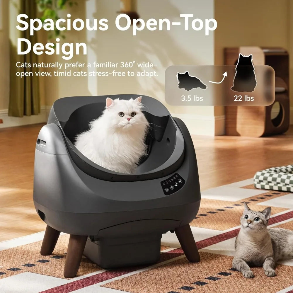 AI Self-Cleaning Cat Litter Box