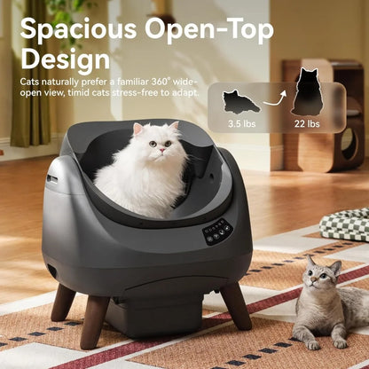 AI Self-Cleaning Cat Litter Box