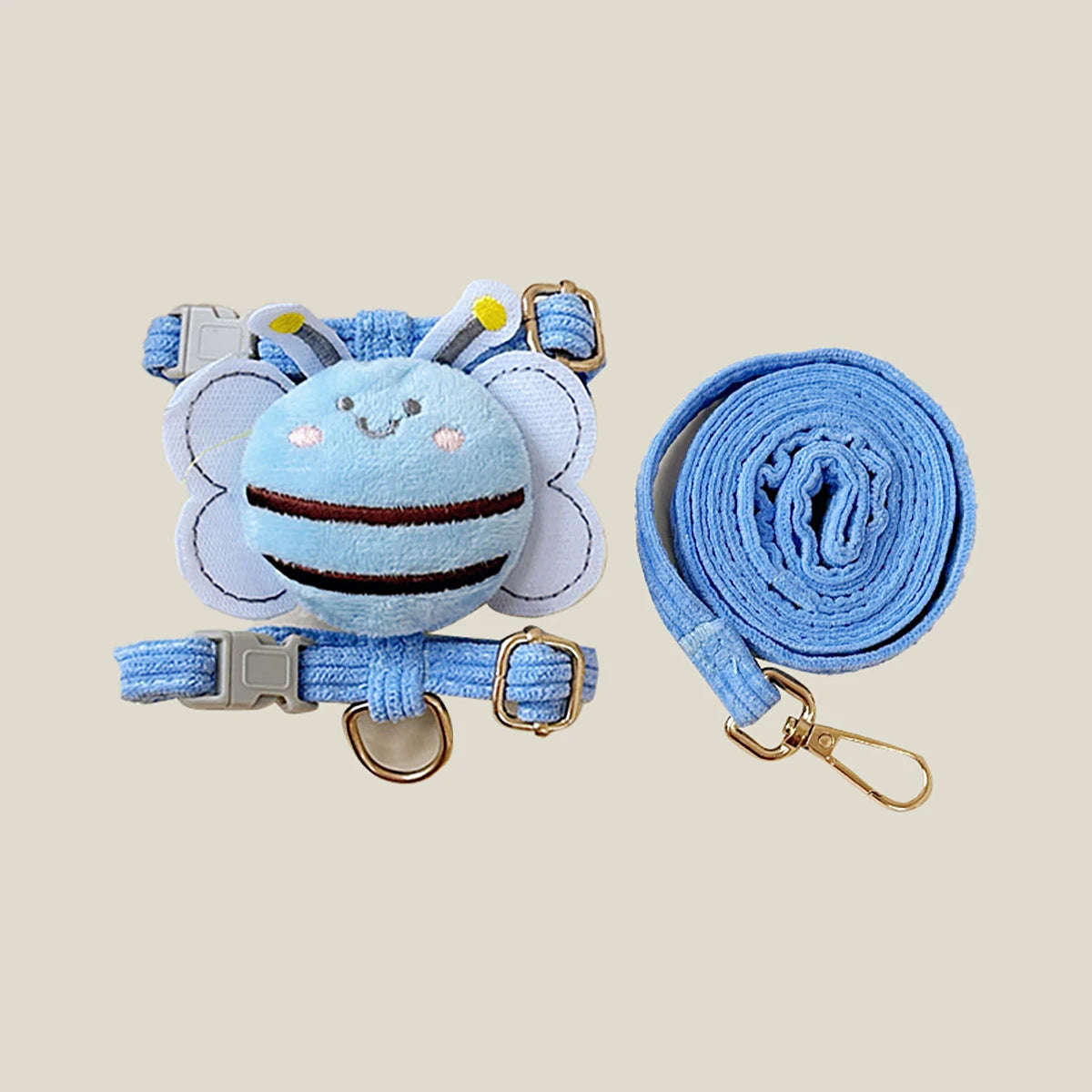 Cute Bee Pet Harness and Leash Set