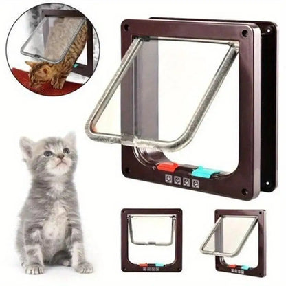 Two-Way Pet Door – Cat & Dog Flap for Glass