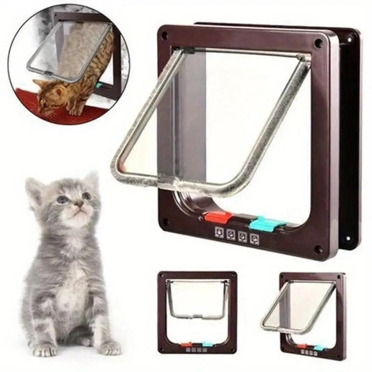 Two-Way Pet Door – Cat & Dog Flap for Glass